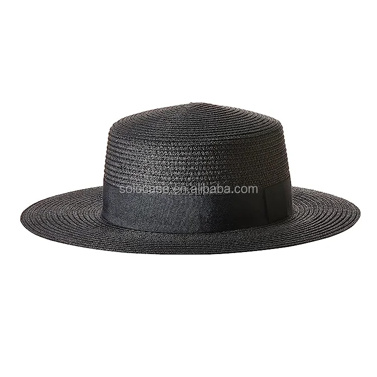 Women's Santorini Straw Boater Hat
