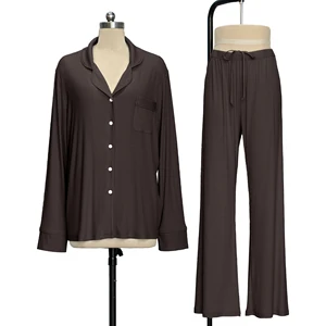 Premium Lenzing Modal Ladies Pyjamas Soft Lounge Sleep Set Women's Sleepwear Pjs Breathable Pajama Set