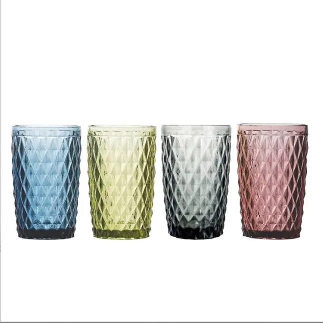 unbreakable glass wine glasses Palm Tree V Shaped Plastic Wine Glasses Set of 4 (14oz)
