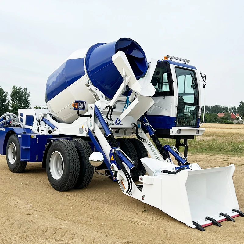 Truck Mounted Concrete Mixer Truck Self Loading Self-Load Cement
