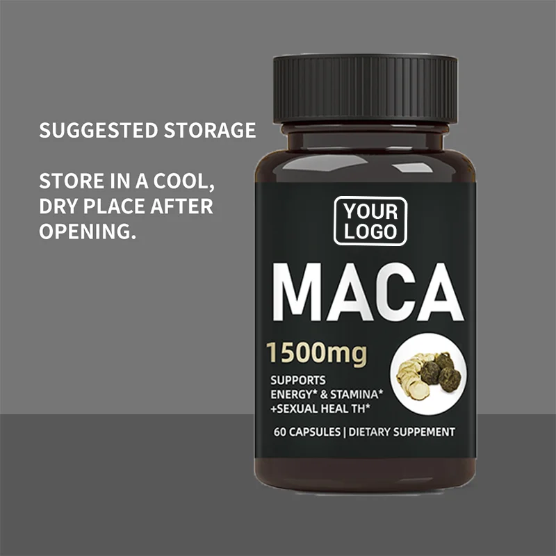 Private Label Oem Maca Root Capsules Maca Pills Men Energy Stamina Enlargement Maca Capsules