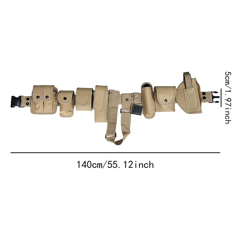 High Quality Mountaineering High Density Material Duty Belt Durable Bag Practical Waist Tool Bag Tactic Waist Belt