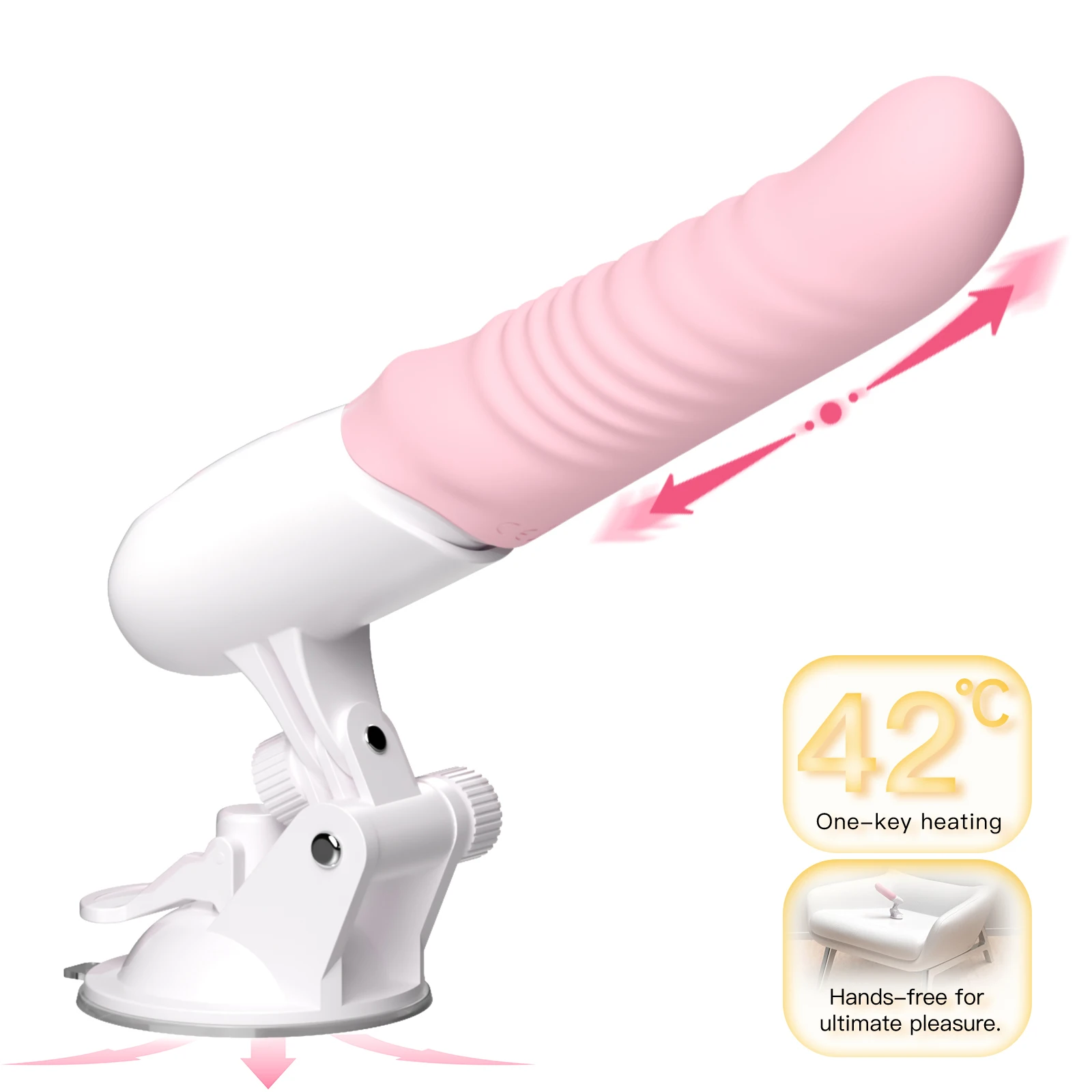 heat stimulation vibrating sex machine Kaya Thrusting & Heating Rabbit
