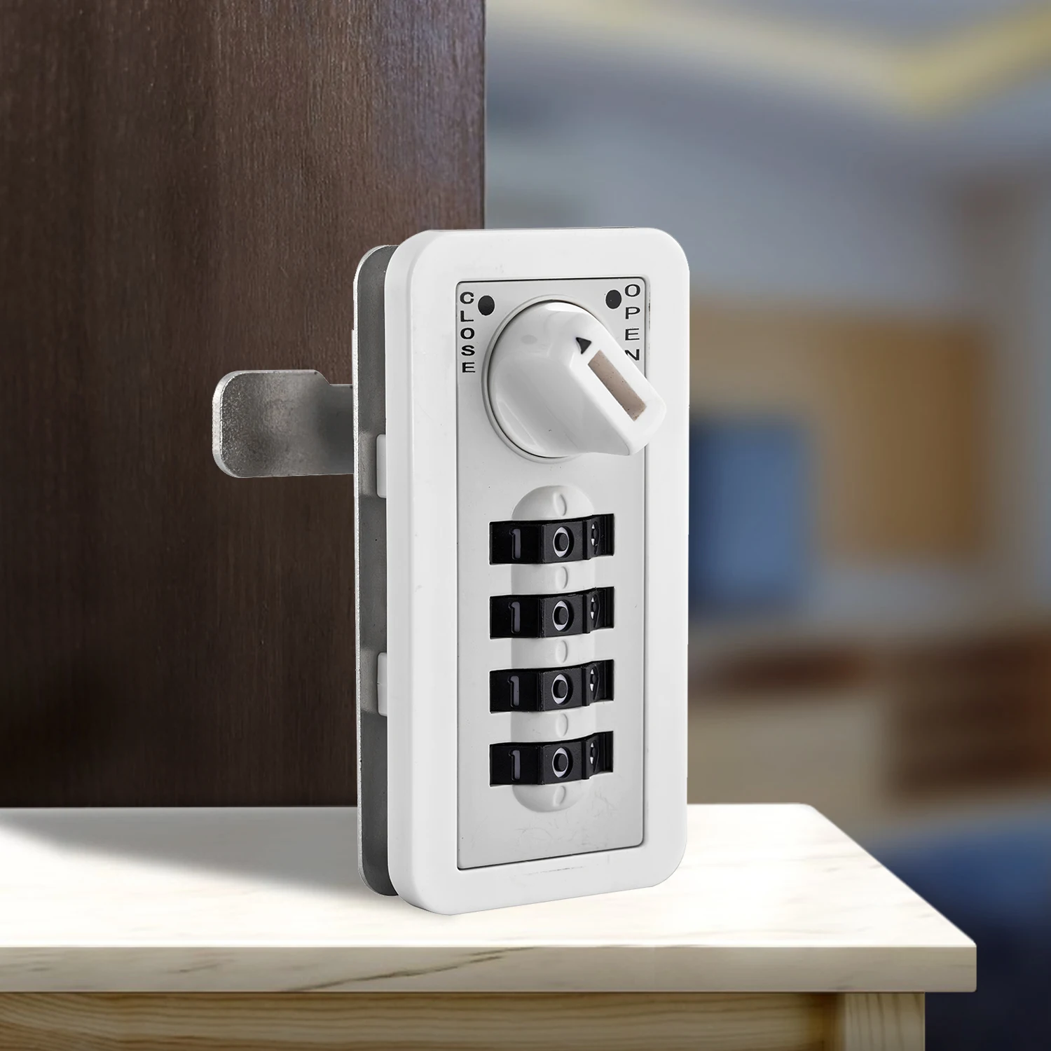 MK707 Digital Safe Lock Cipher Cabinet Lock 4 Digit Mechanical Combination Lock for Gym Club Office Furniture Lockers