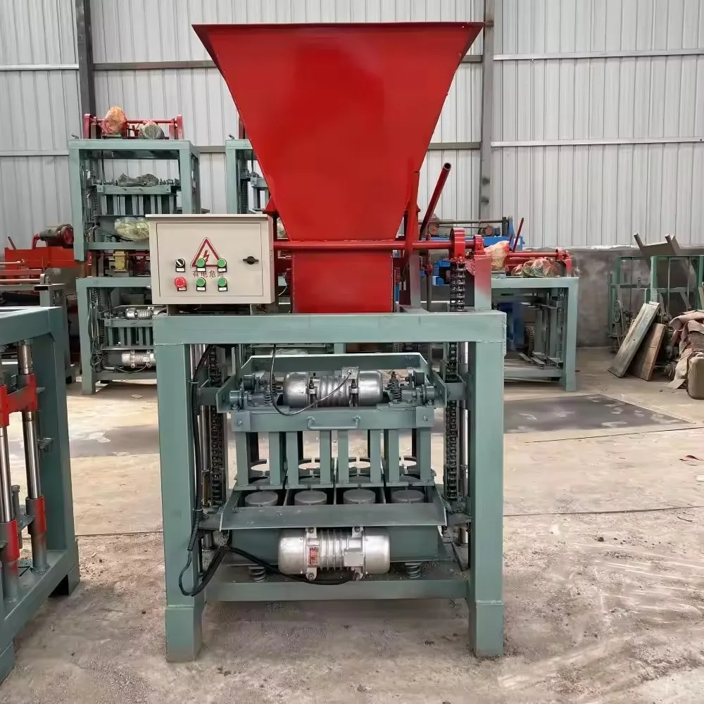 Top Quality Interlocking Brick Machine Pressing Btc Brick Eco Maquinas Cement Sand Concrete Block Machinery