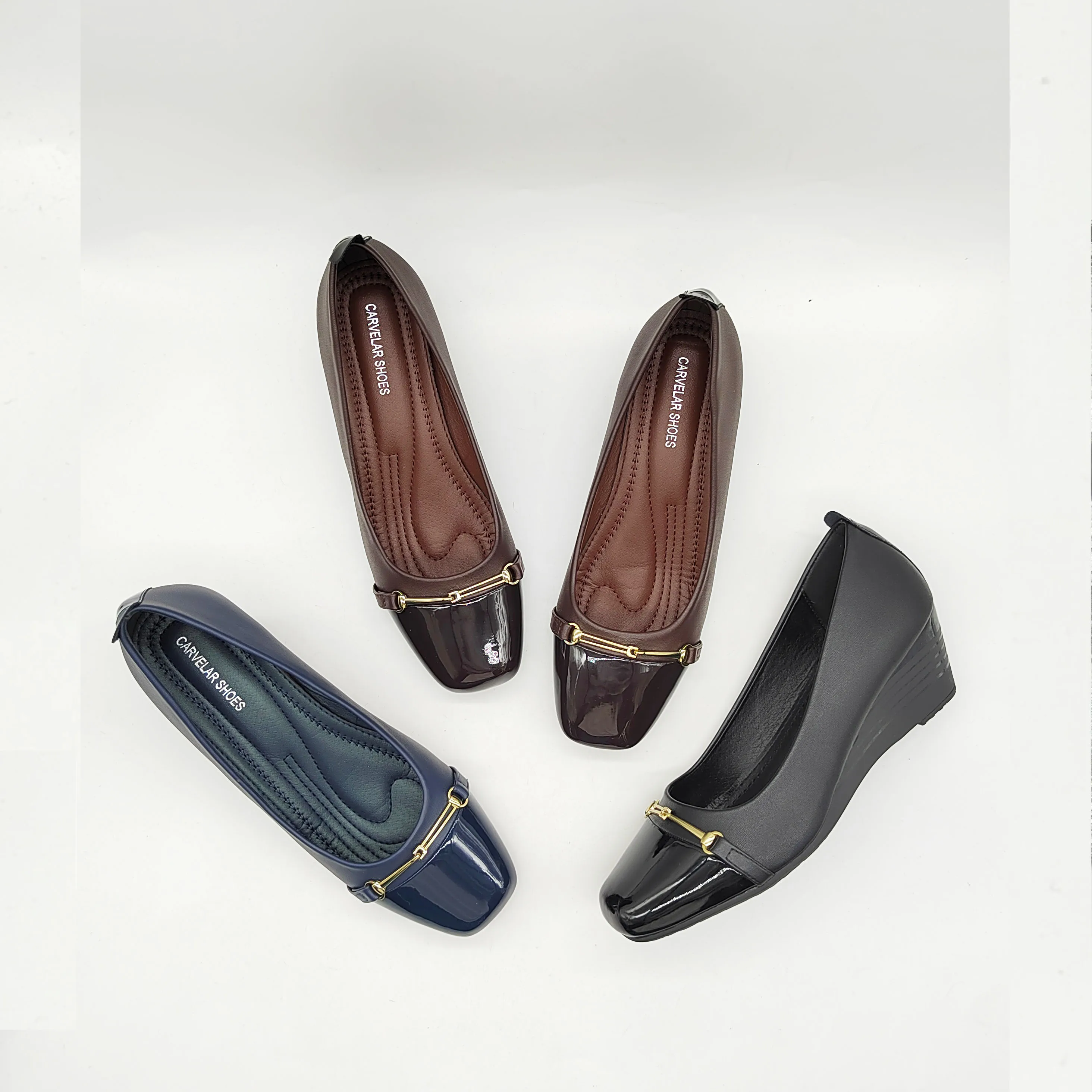 Pu square Toe Ladies Wedge Heel Office Shoes Wholesale Women Pumps Formal  Hotel Women Working Shoes for Mama| Alibaba.com