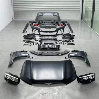 bodykit PP for bmw 7 Series G11 G12 body kit upgrade to M style front rear bumper hood side skirt headlight tail lights diffuser