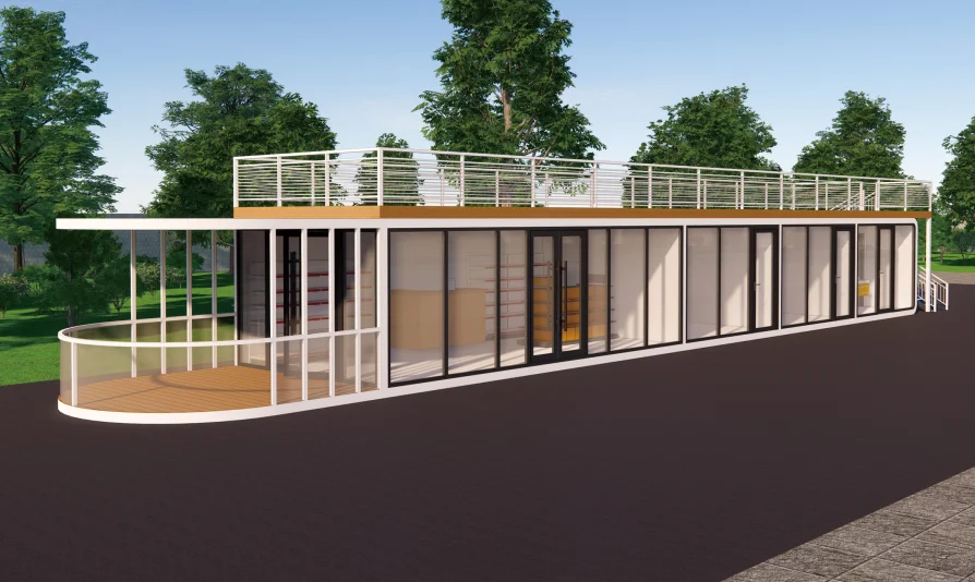2024 New Modern Modular 20ft 40ft Prefabricated Shipping Container House Kits Steel SIP House Design for Hotel Use on Sale