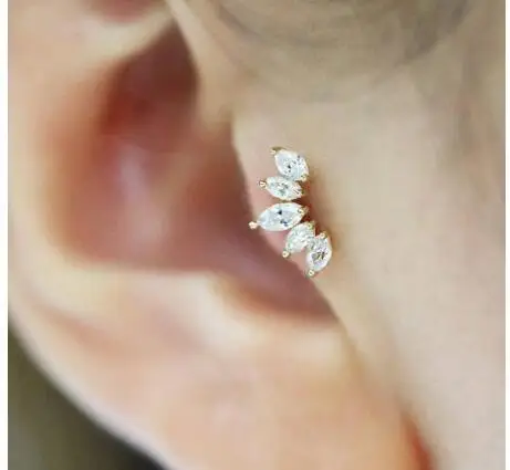 crown tragus earring