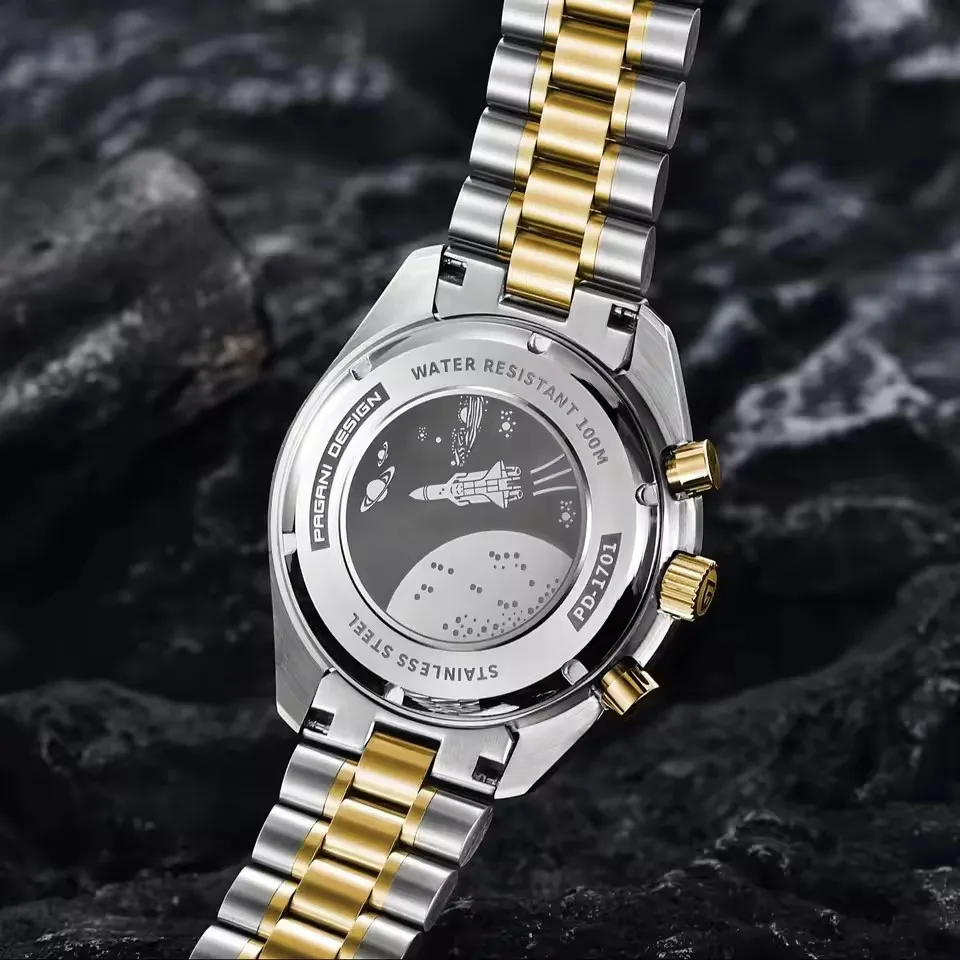 ひー君 Pagani design デイトナ 白 Pagani Design PD-1644/Rolex Daytona Homage パガーニデザイン