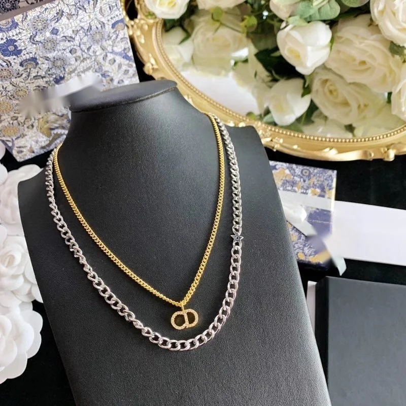 Fashion High Quality Brass Double Chain 