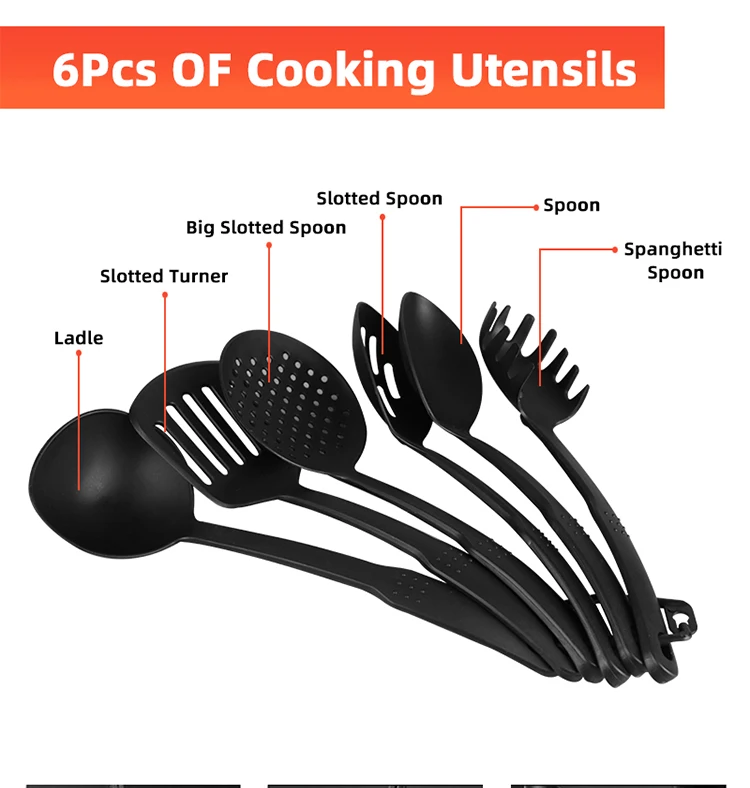 Hot Selling Kitchen 13 Piece Non Stick Cookware Sets Black Pot And Pans