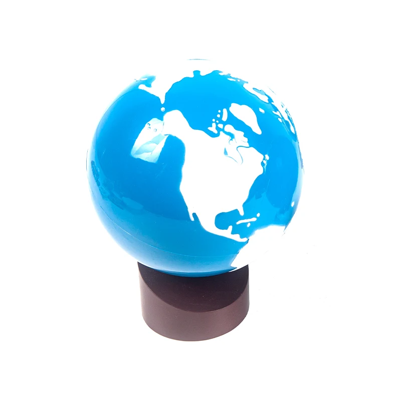 Puzzle World Map Montessori Geography Educational Toys Equipment World Globe Puzzle Map of Land and Ocean