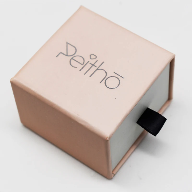 Wholesale Luxury Drawer Customized Packaging Box  Jewelry Packaging Box  for Ring  with Velvet