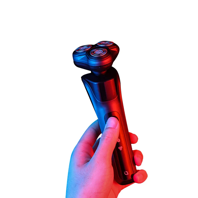 Manufacturer Wholesale Three-Blade Electric Shaver with USB Charging Rotary Push-Pull Feature for Family RVs and Hotels
