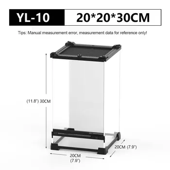 NOMOY PET Single Door Reptile Terrarium - Perfect for Geckos & Frogs