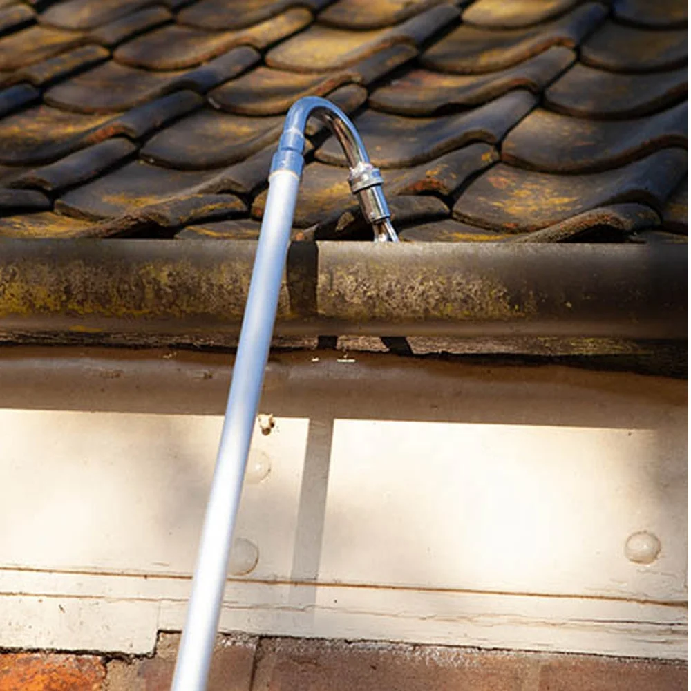 Telescopic Multi Purpose Gutter Cleaner Water Wand with Aluminum Pole