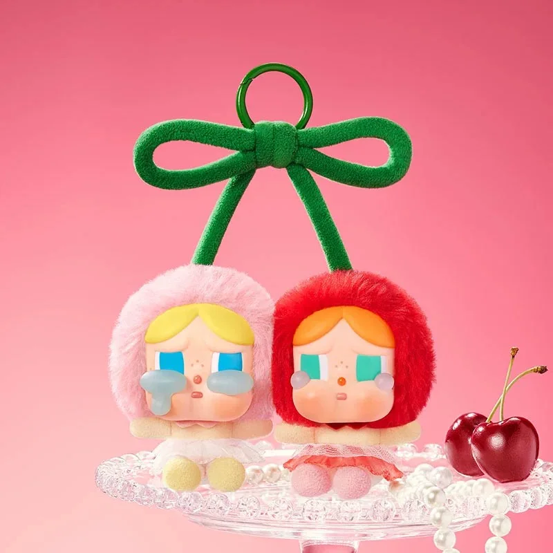 キーホルダー・アクリルキーホルダー Popmart crybaby crying for love cherry CRYBABY HANGING CHERRY PENDANT 🍫💝🍒 ◦ official from