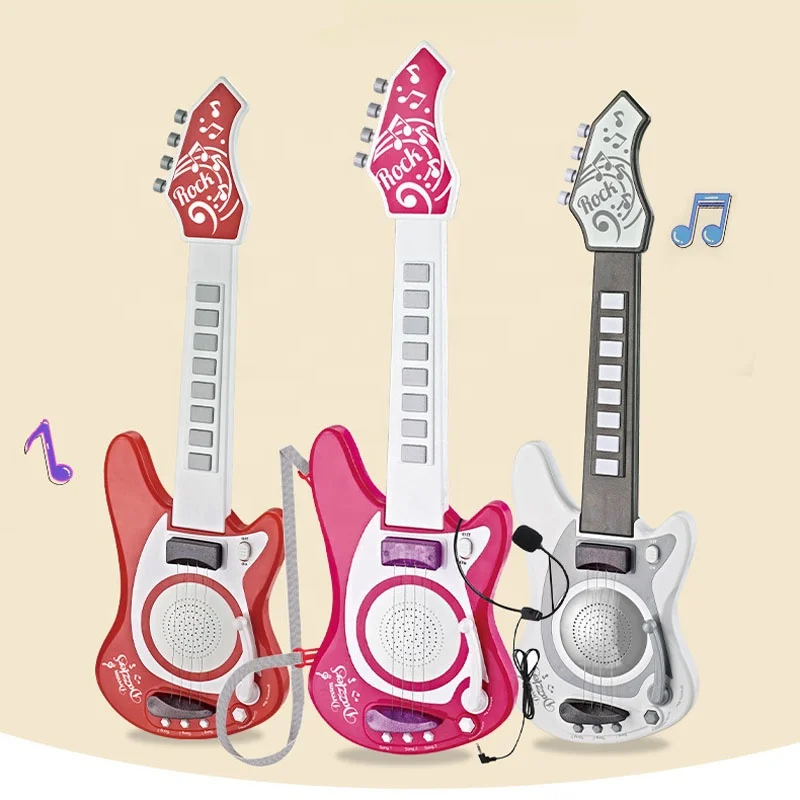 59cm Simulation Electronic Guitar for Kids - Fun & Learning