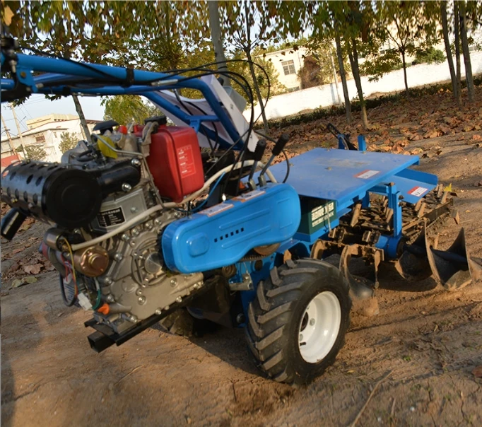 Chain Hand Trenching Machine Hydraulic Small Agricultural ...