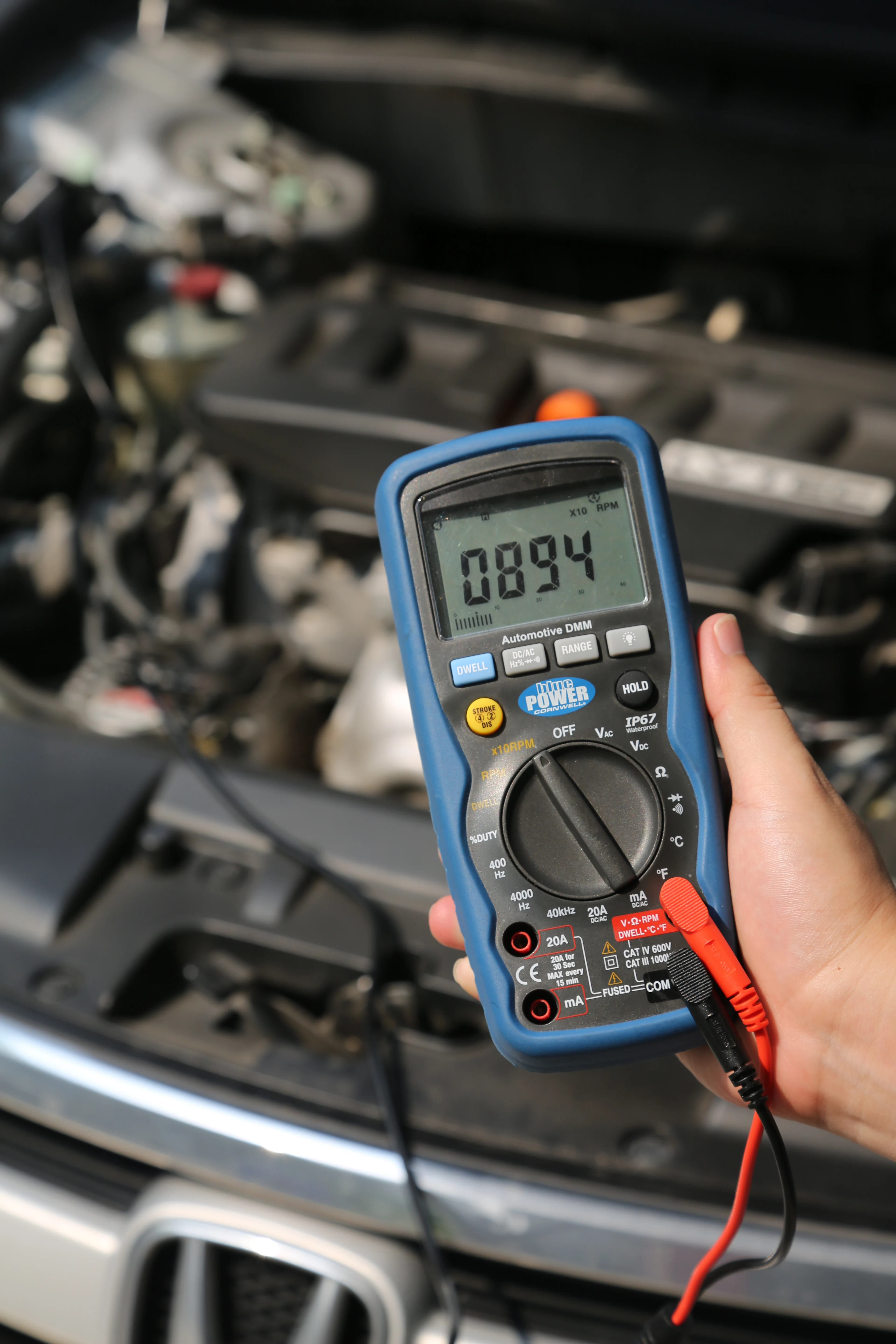 CEM AT-9906DIS  3200 with Analog Multi-functions Auto-ranging Automotive Digital Multimeter with RPM