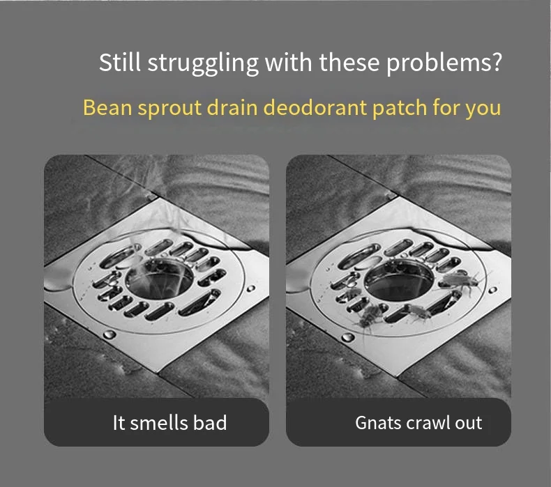 Drain cover household small bean sprout drain silicone sewer deodorant cover toilet bug cover bean seedling drain mat manufacture