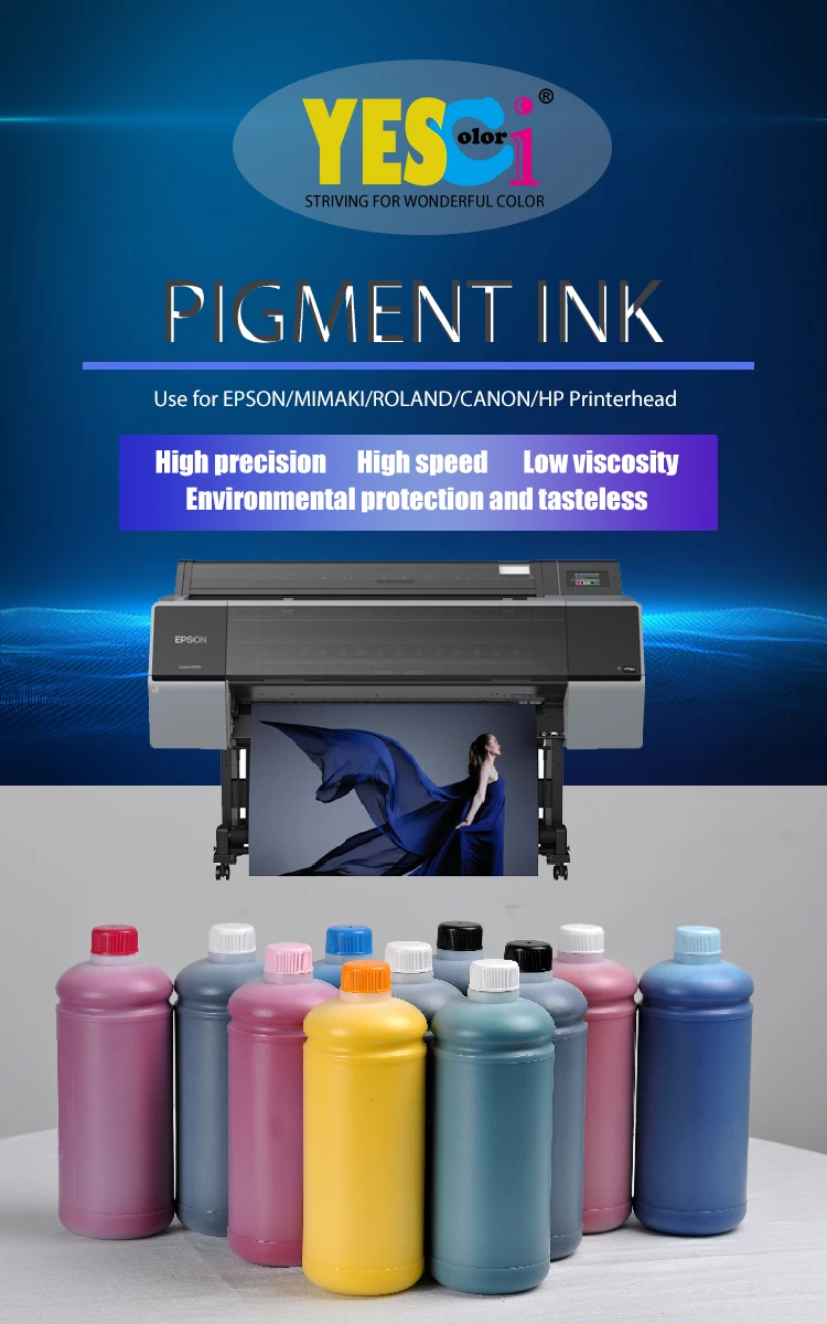 Yes-Colorful 1000ml Art Paper Water-based Pigment Ink for Epson Printer ...
