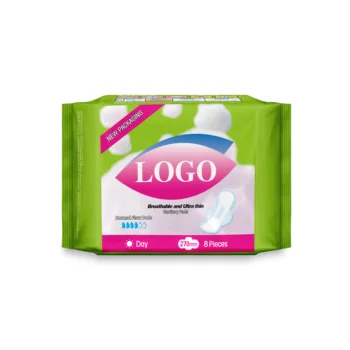 Women Hygiene Menstrual Period Sanitary Pads For Day Time Use Customized Package Sanitary Napkind