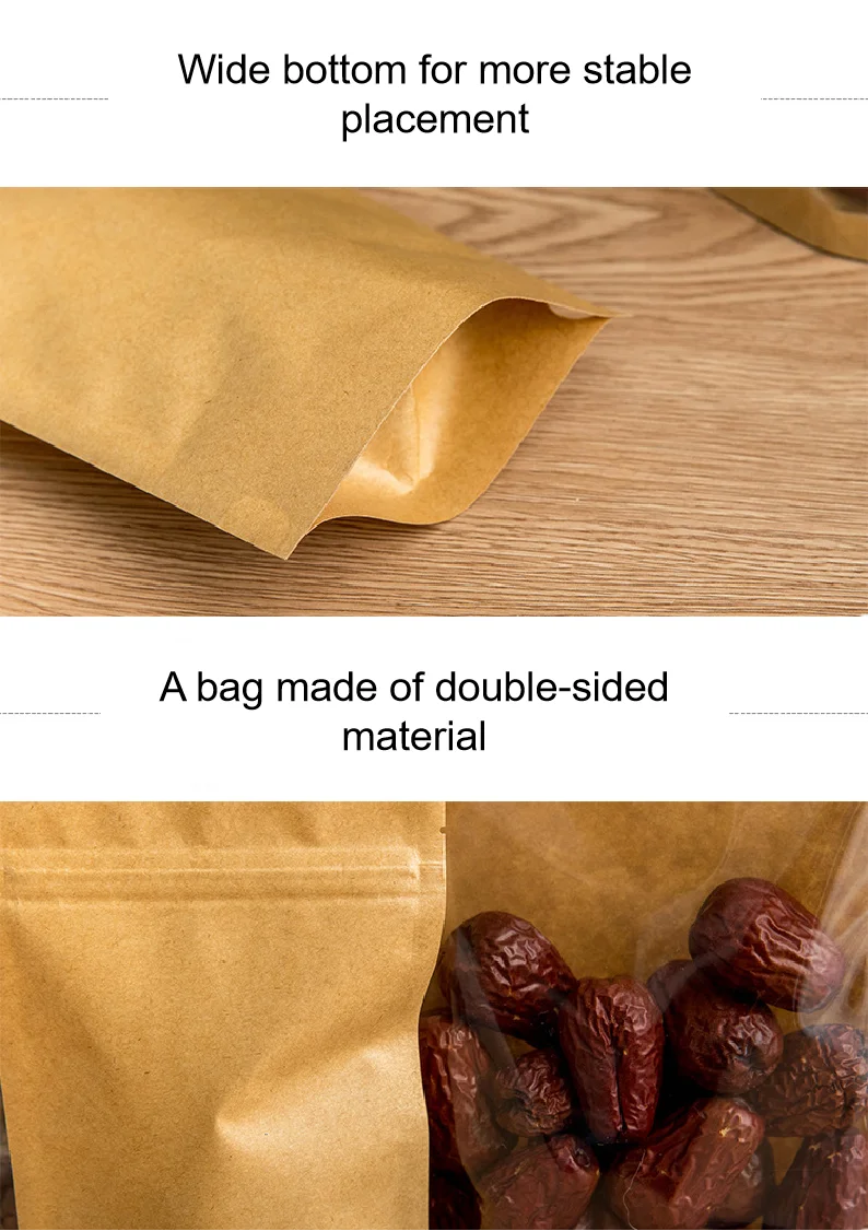 Yurui 1lb Custom Printed Plastic 12 Oz Flat Bottom Kraft Paper Coffee Bags Packaging With Valve And Zipper