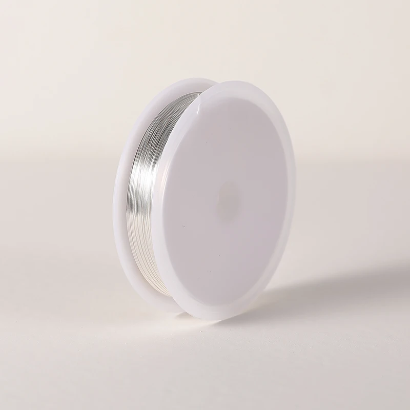 Оптовая продажа медная проволока для творчества аксессуары волос ручной работы изготовления серебряная ювелирная