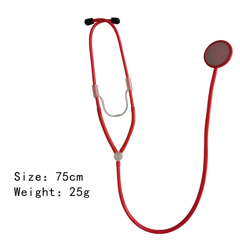 Высококачественный пластиковый стетоскоп Студенческая игрушка-стетоскоп косплей униформа врача и медсестры реквизит костюм для
