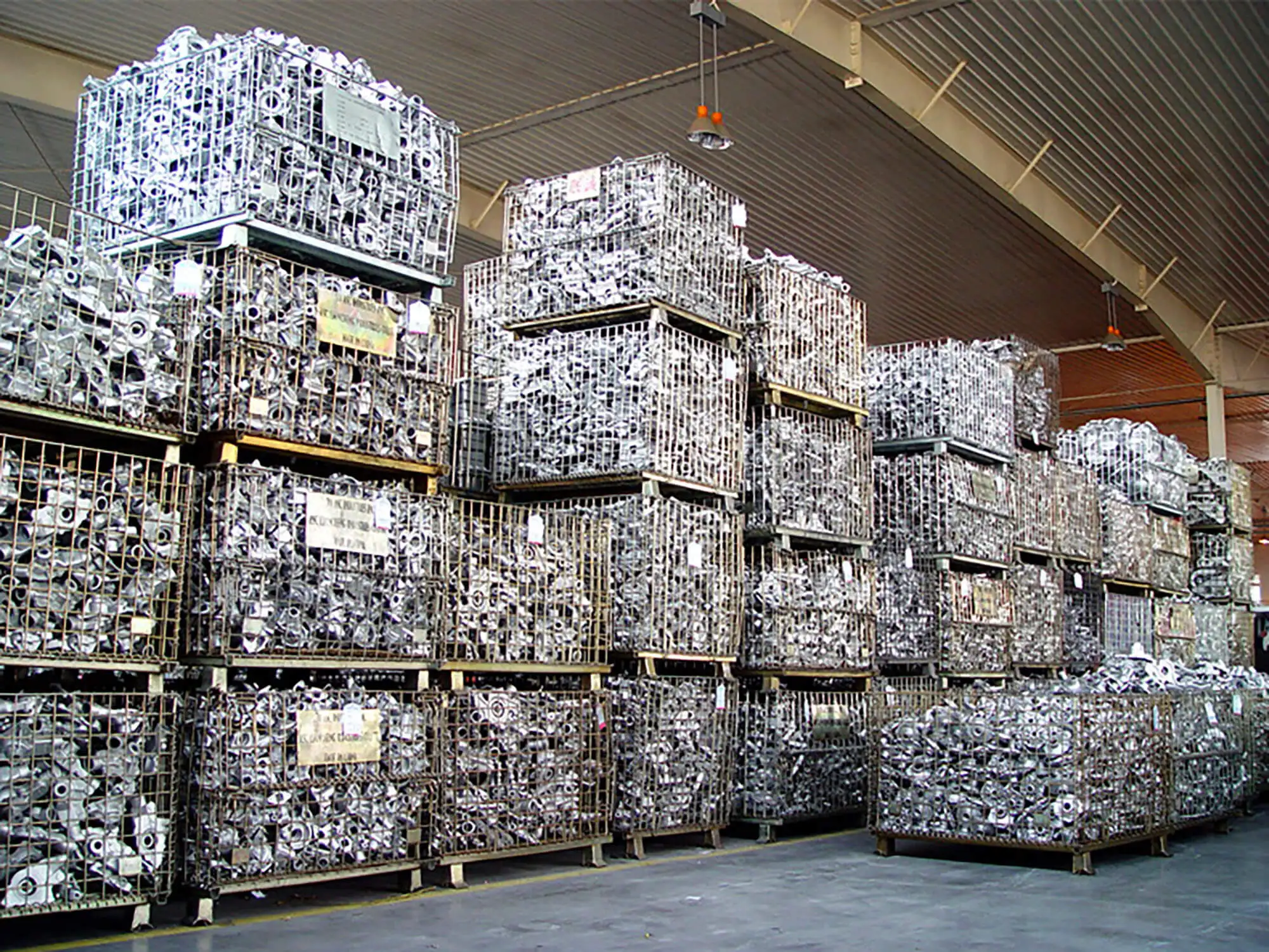 Heavy Duty Galvanized Collapsible Stacking and Folding Cargo Storage Cage