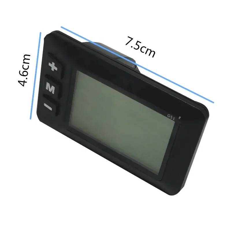 24V 36V 48V Adjustable Ebike Panel LCD Screen Display for Electric Bicycle Scooter G51 Ebike Light Accessory Set
