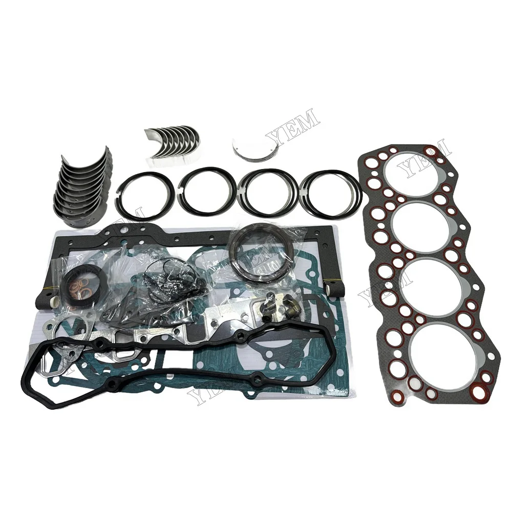 S4E Overhaul Re-Ring Kit Compatible with Mitsubishi Forklift Digger Loader (Cylinder 94mm) Replacement