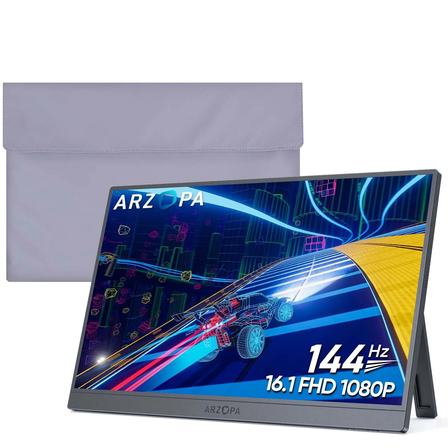 Arzopa Z1FC グレー 16.1インチ 144Hz ポータブルゲーミングモニター