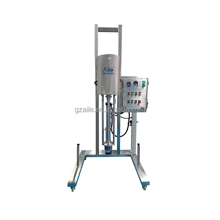 Cosmetics Soap Liquid Cream Lifting Type Homogenizer with High Shear and High-speed Homogenization Machine