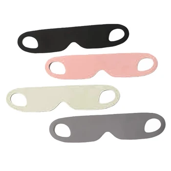 Comfortable Travel Sports Safety Eye Mask Blackout and Protective Eyepatch in Solid Black Color for Sleep and Blindfold Use