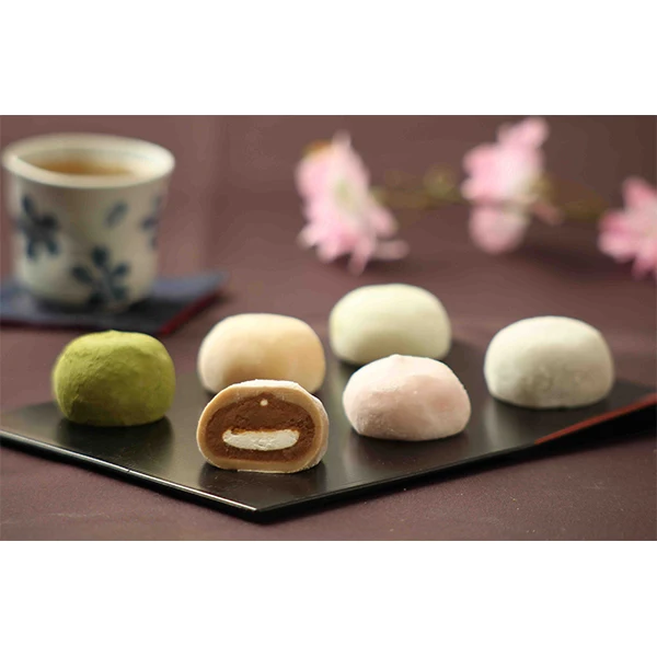 frozen sticky texture rice cake sweet icecream mochi japanese