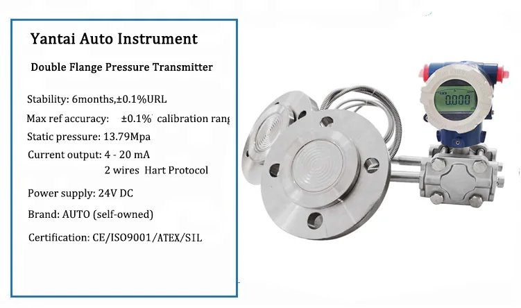 differential pressure transmitter for level measurement