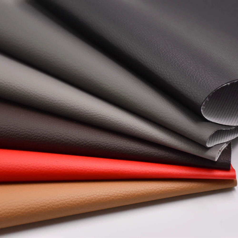 Cheap Faux PVC Leather Sheet Artificial Vinyl Leather Roll Synthetic Material PVC Fabric for Upholstery Sofa/car Seat Covers