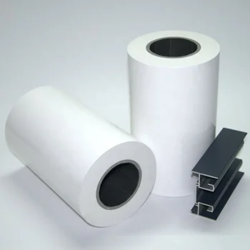 new lldpe plastic film white protective film with acrylic adhesive protection tape  for metal surface