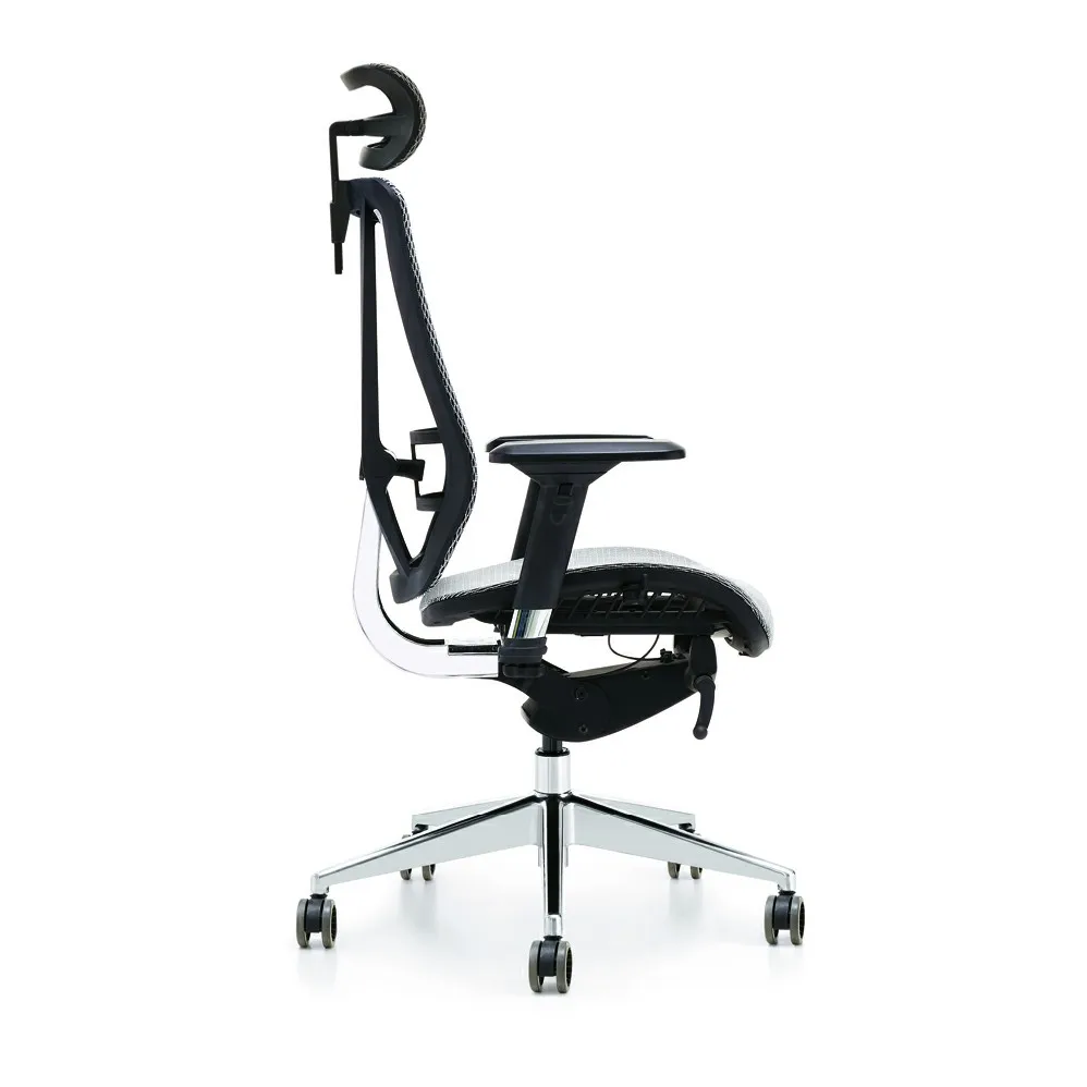 Free Sample Back Mesh Fabric Swivel Computer Desk Chair Luxury Ergonomic Executive Commercial Office Chairs with Headrest