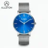 Round Case+Blue Sunshine Dial 10