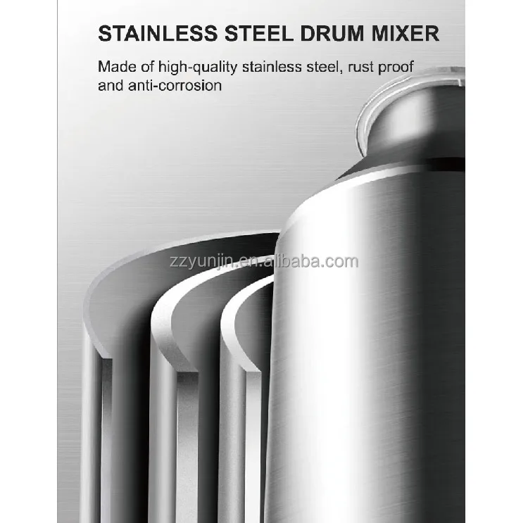 2024 New Style Mixer Drum Mango Powder Drink Mix Stainless Steel Mixing factory