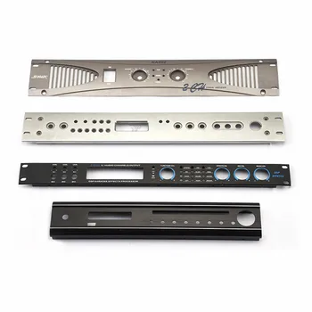 High Quality Cnc Milling Machine 5 Axis Anodizing Aluminum Amplifier Front Panel for Video Equipment