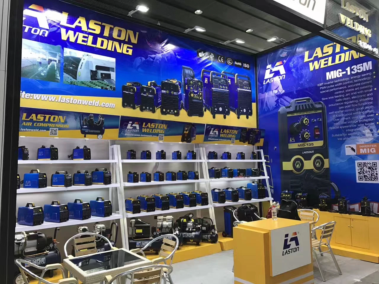 LASTON Factory OEM Simple Operation Anti-stick Automatic Inverter MMA Portable Welding Machine