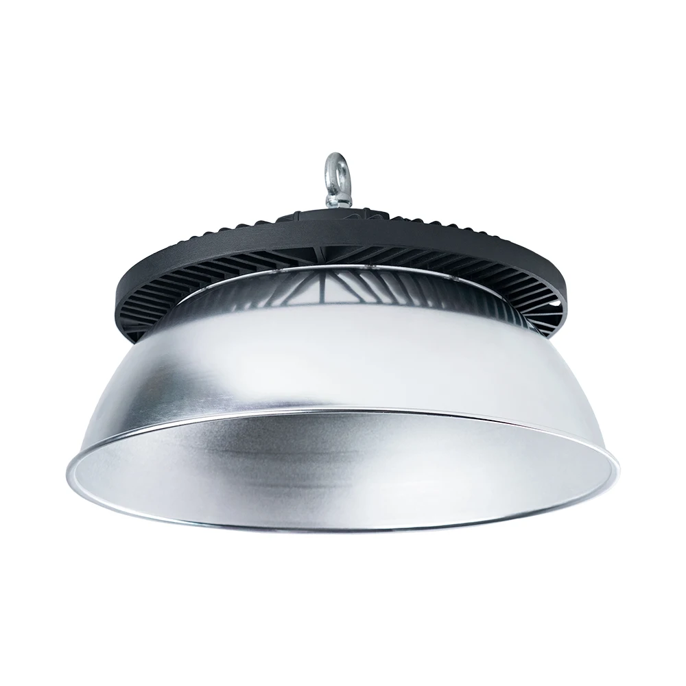 Factory Warehouse Lighting Fixture Industrial Commercial Lamp Workshop SMD 100W 150W 200W UFO LED High Bay Light