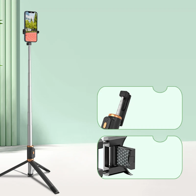 170cm Selfie Stick With Ring Light Remote Adjustable Mobile Phone