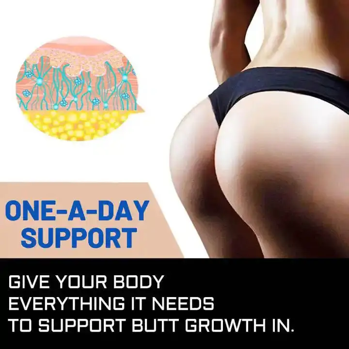 OEM Private Label MACA Root Extract Hip Enlargement Booty Growth Butt Enhancement 100% Natural BBL Gummies for Buttocks