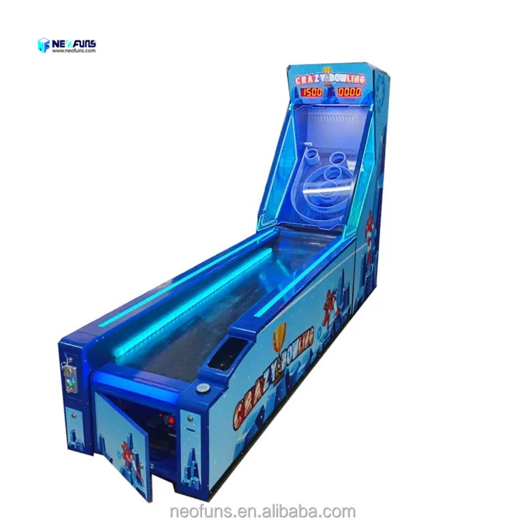 3 Players Coin Operated Game Machine Crazy Bowling Alley Roller Indoor Sport Arcade Games Machine